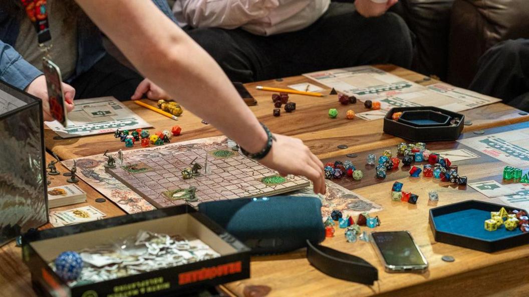 Dungeons and Dragons being played