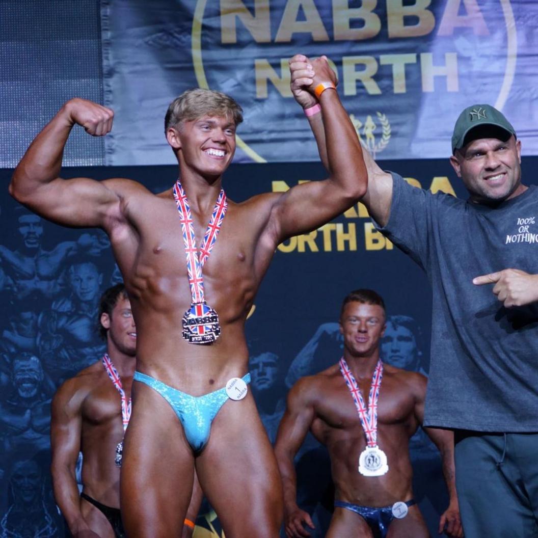 George Holland wins body building competition