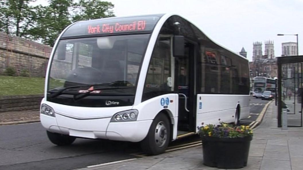 New electric bus in York