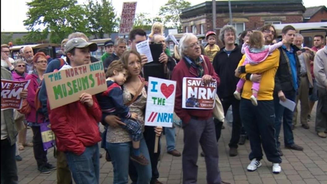 Protest at the NRM