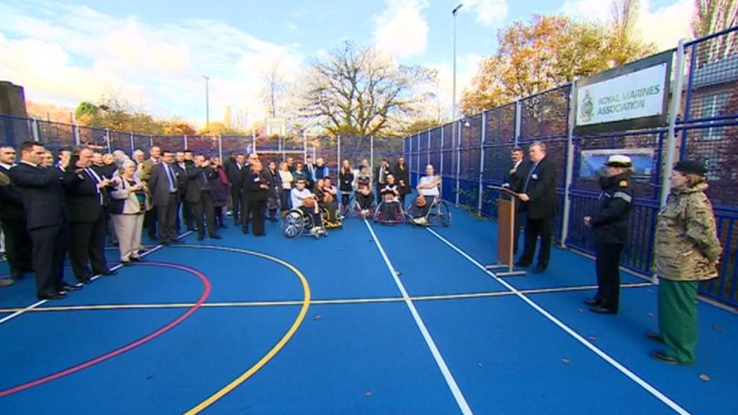 MUGA at Fisher House in Birmingham