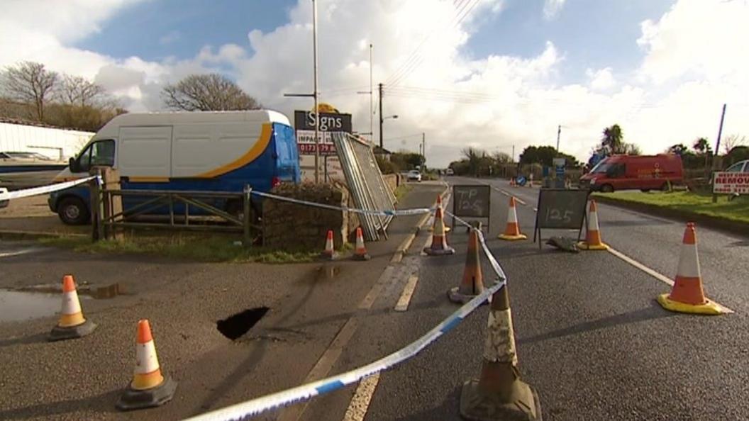 Rosudgeon mineshaft hole