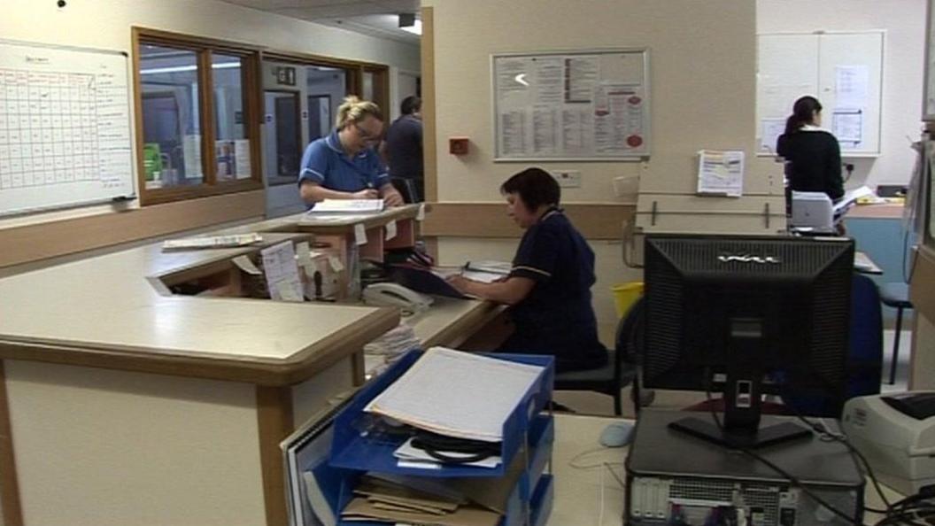 Nurses at Scunthorpe Hospital