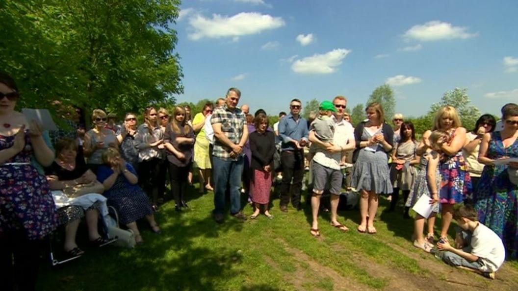 Service at National Memorial Arboretum