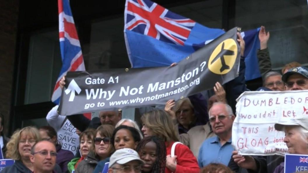 Manston protesters