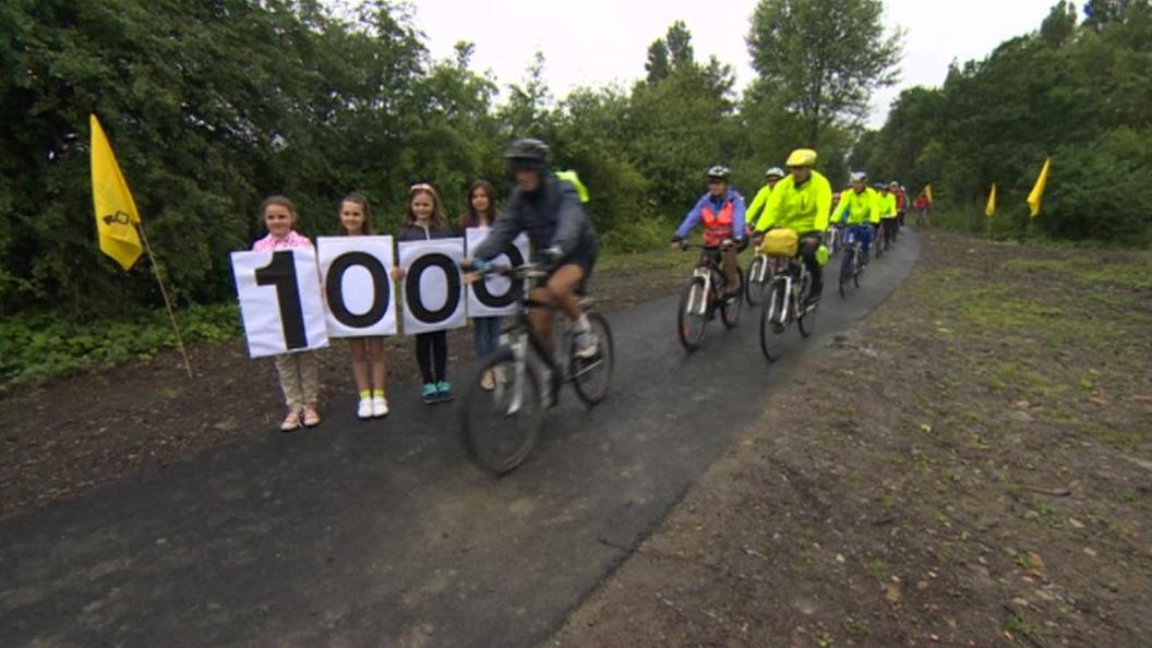 Opening of the Castleford Greenway cycle route