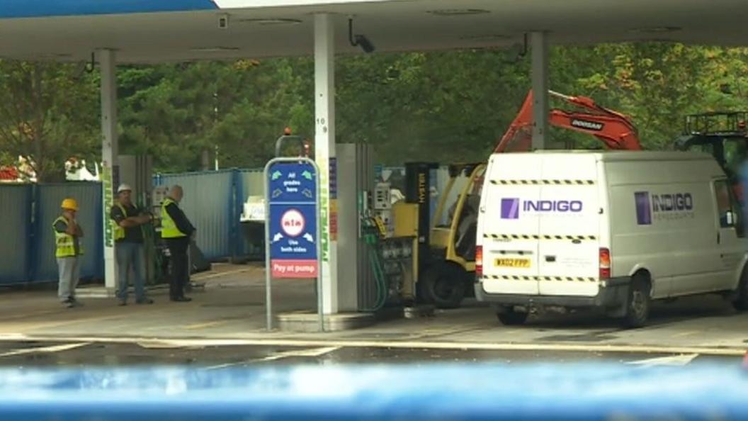 Tesco Branksome filling station