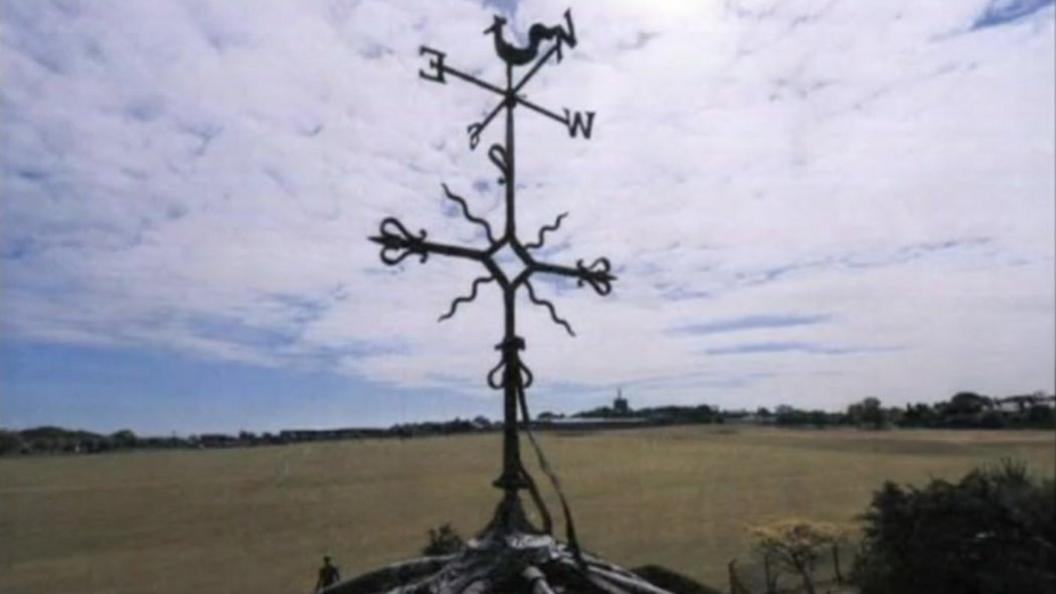 Zillebeke weather vane in Folkestone