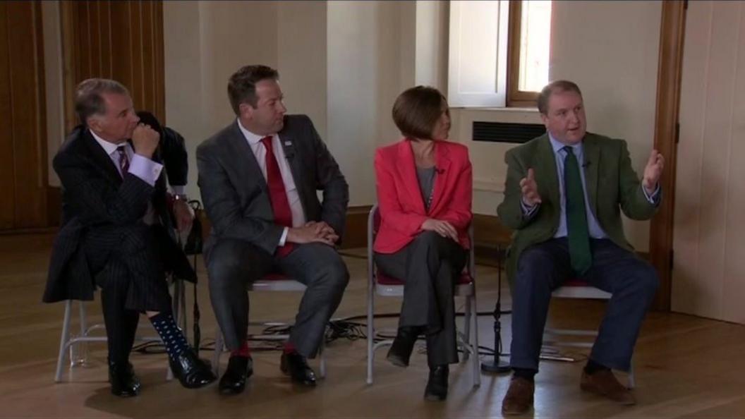 L-R: Robin Grey, Simon Bowkett, Vikki Slade and Simon Hoare