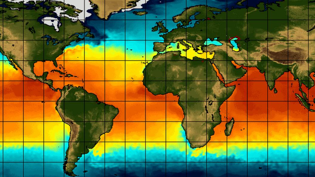 Ocean temperatures are warming in the equatorial Pacific