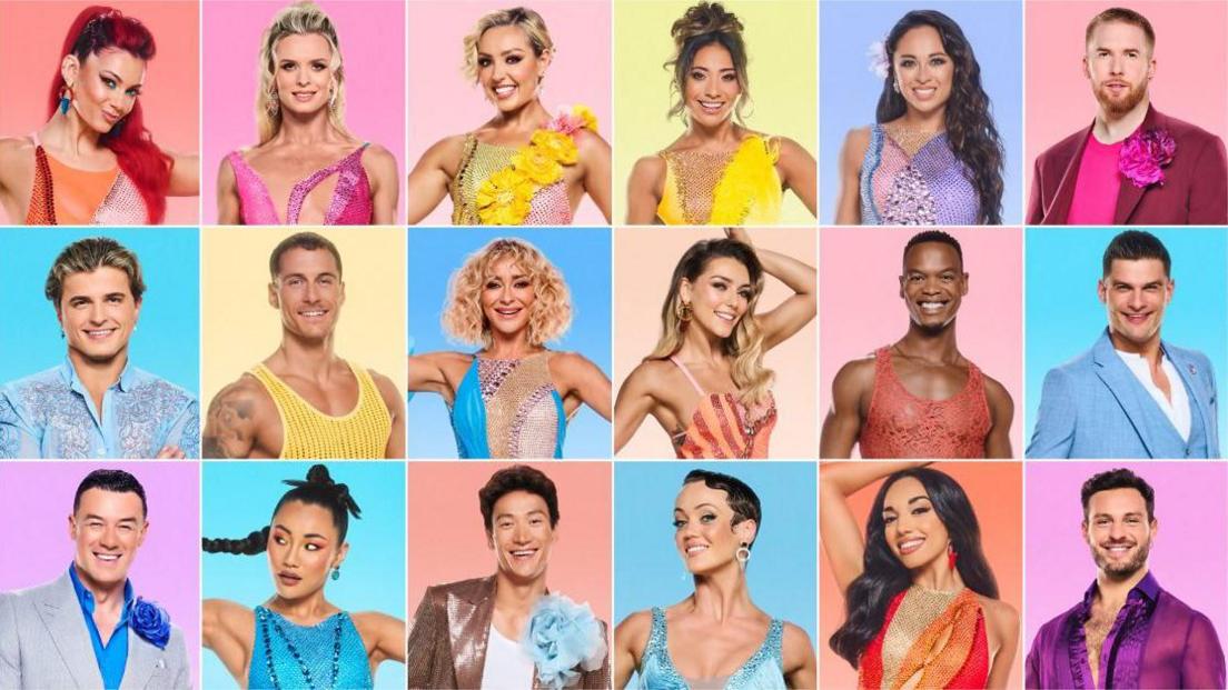 Strictly professional dancers in the 2025 series.