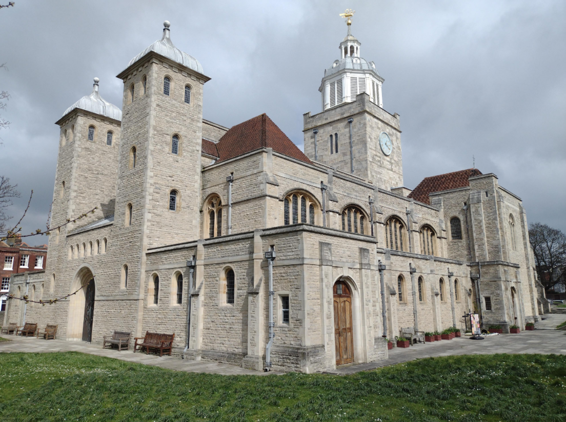 This dramatic picture of Portsmouth Cathedral was captured by Weather Watcher dieterswanderings