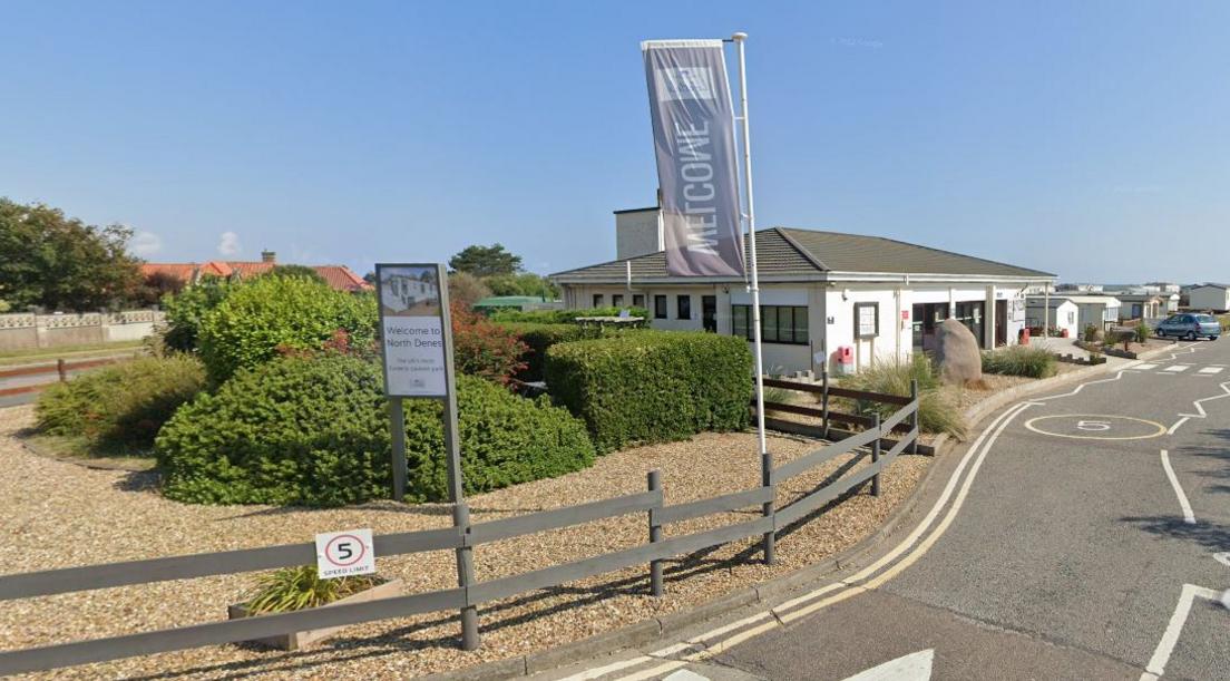 Entrance to North Denes Holiday Park