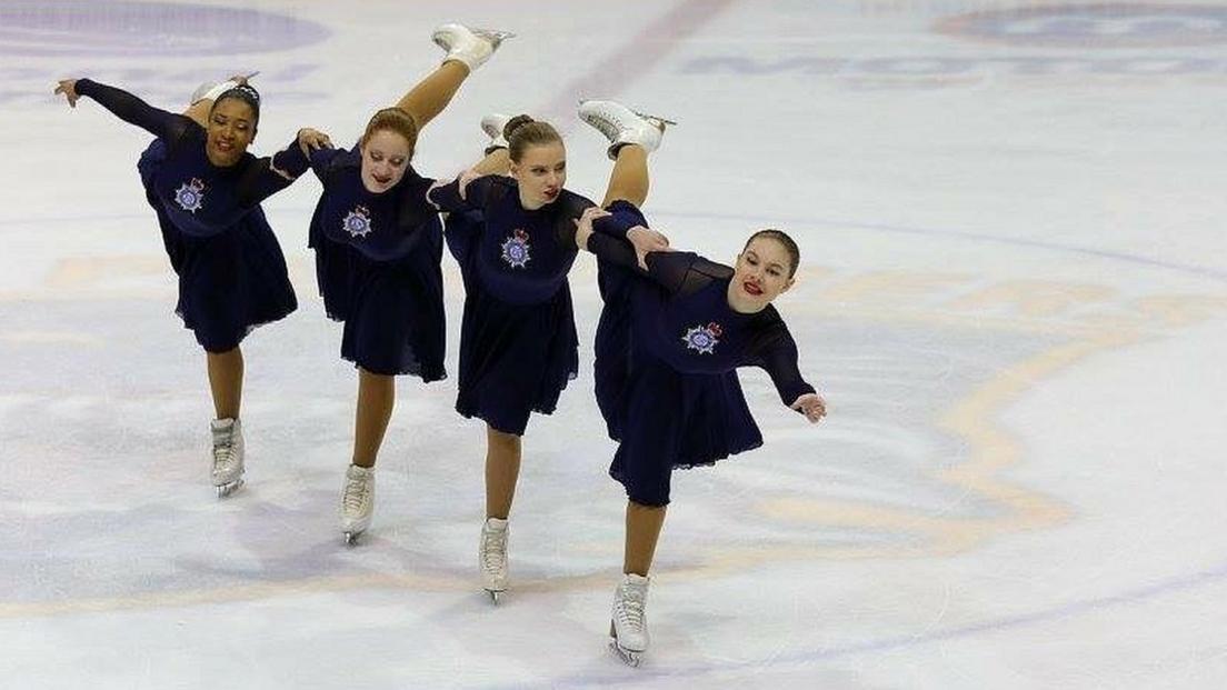 Synchronised ice skating