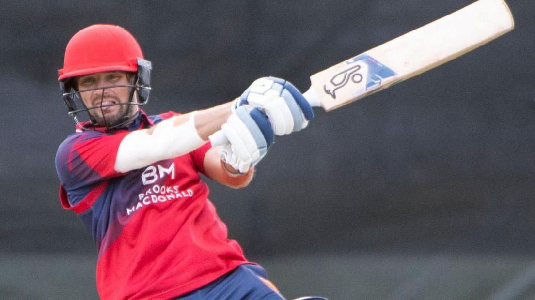 Jonty Jenner bats for Jersey