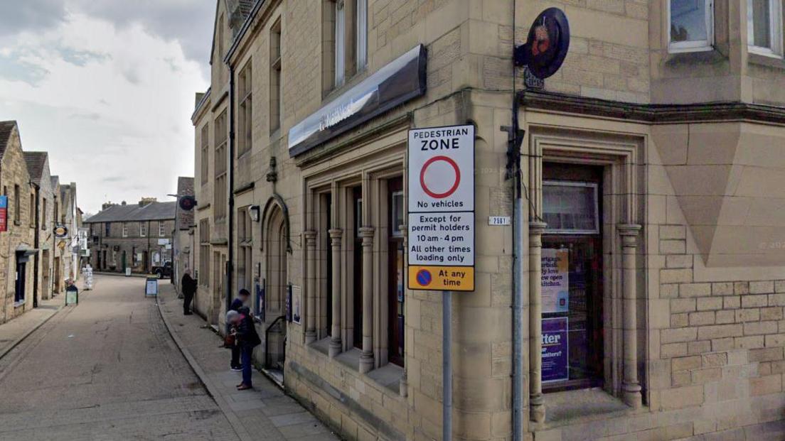 The former Natwest bank building in Bakewell