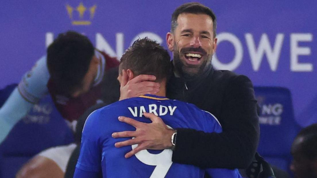 Jamie Vardy and Ruud van Nistelrooy