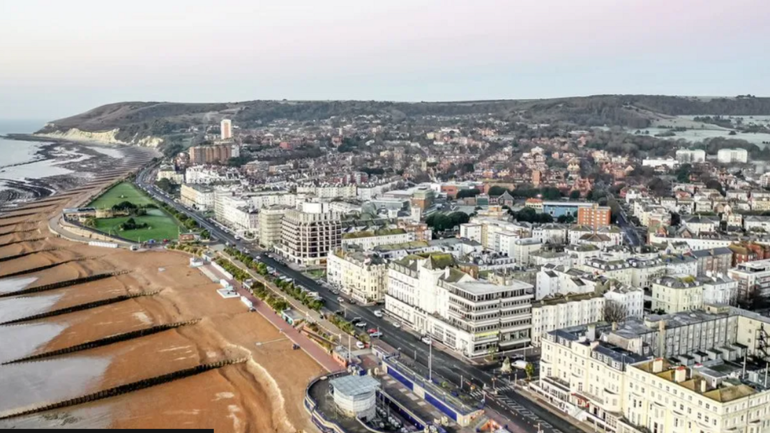 A bird's eye view of Eastbourne