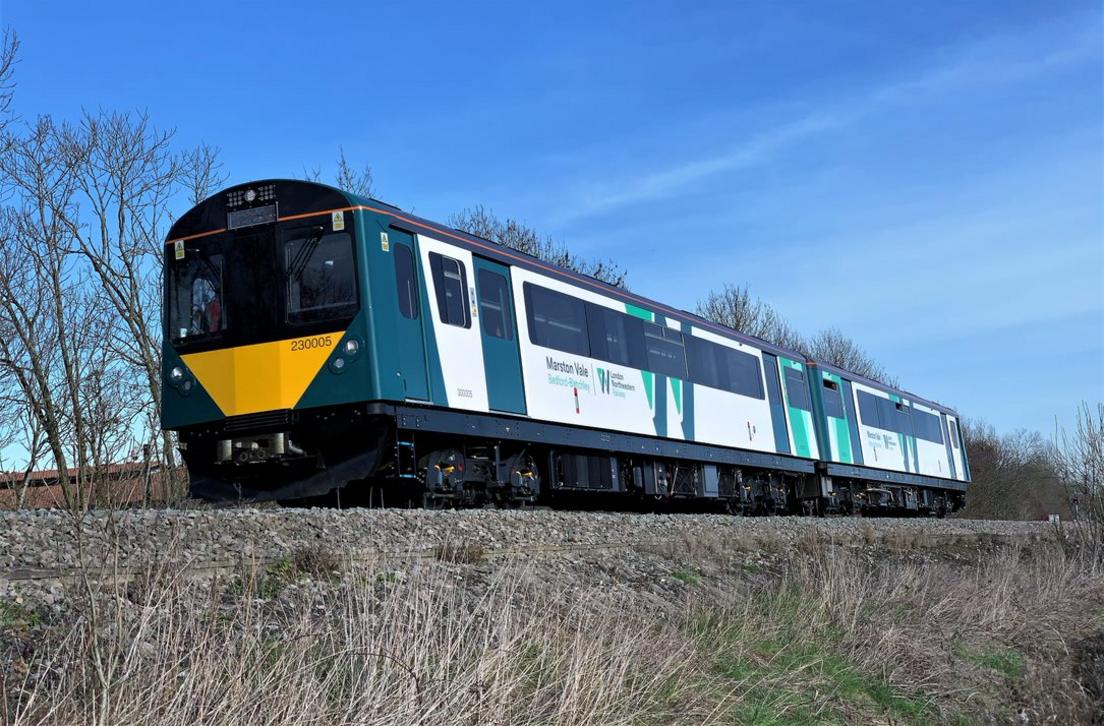 Class 230 train used on the Marston Vale Railway line