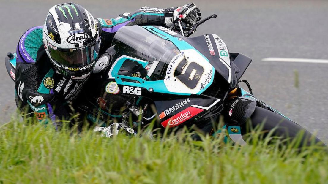 Michael Dunlop on board his Superbike