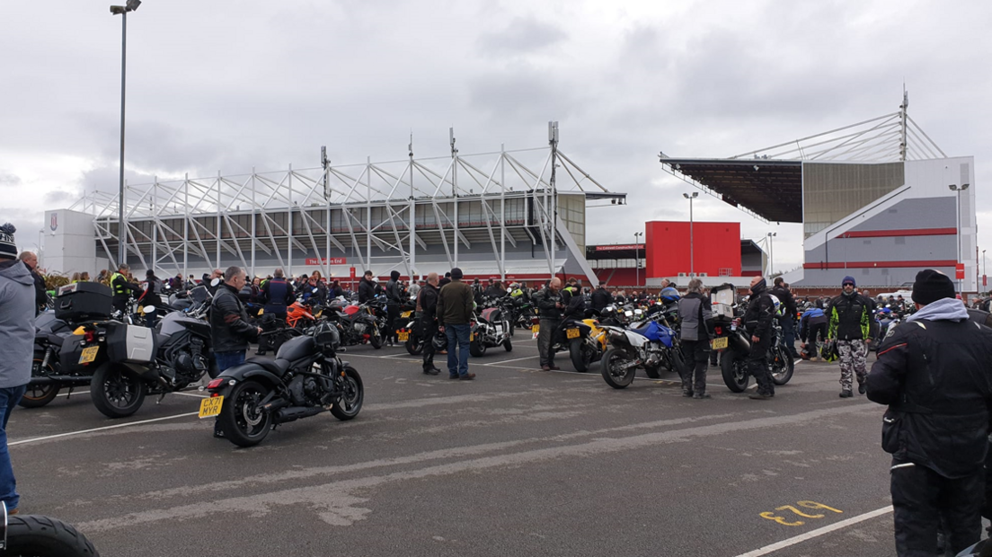 Bikers at Stoke City