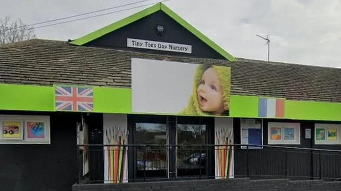 Exterior view of Tiny Toes nursery before it closed down in 2022