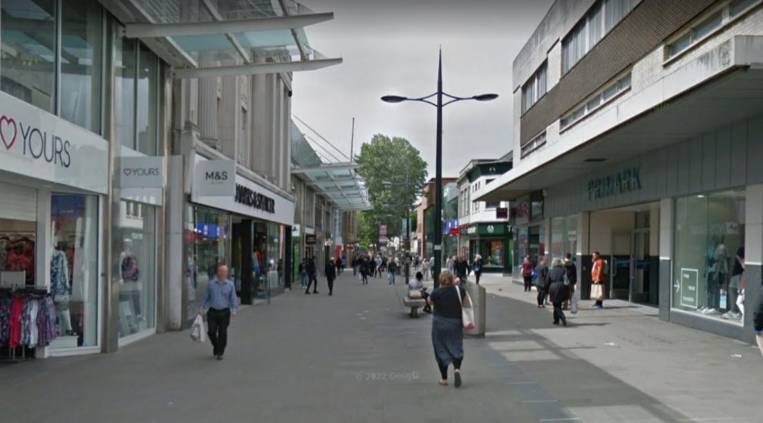 Regent Street with M&S Store to the right