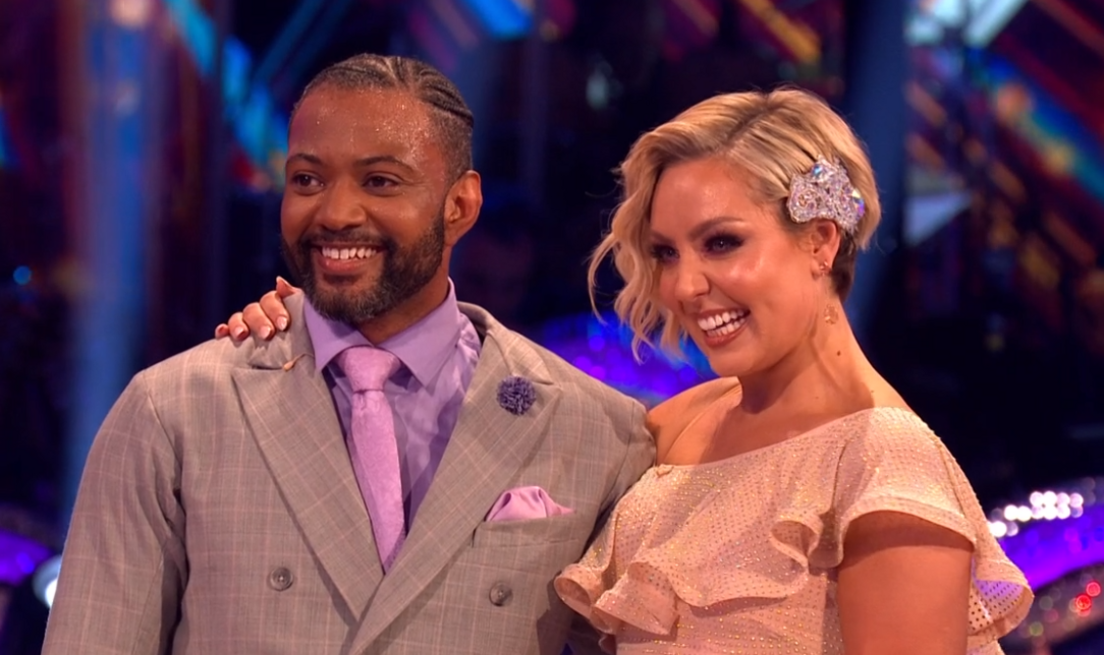 Amy Dowden and JB Gill on Strictly Come Dancing