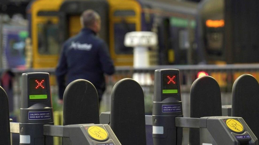 Train station barriers