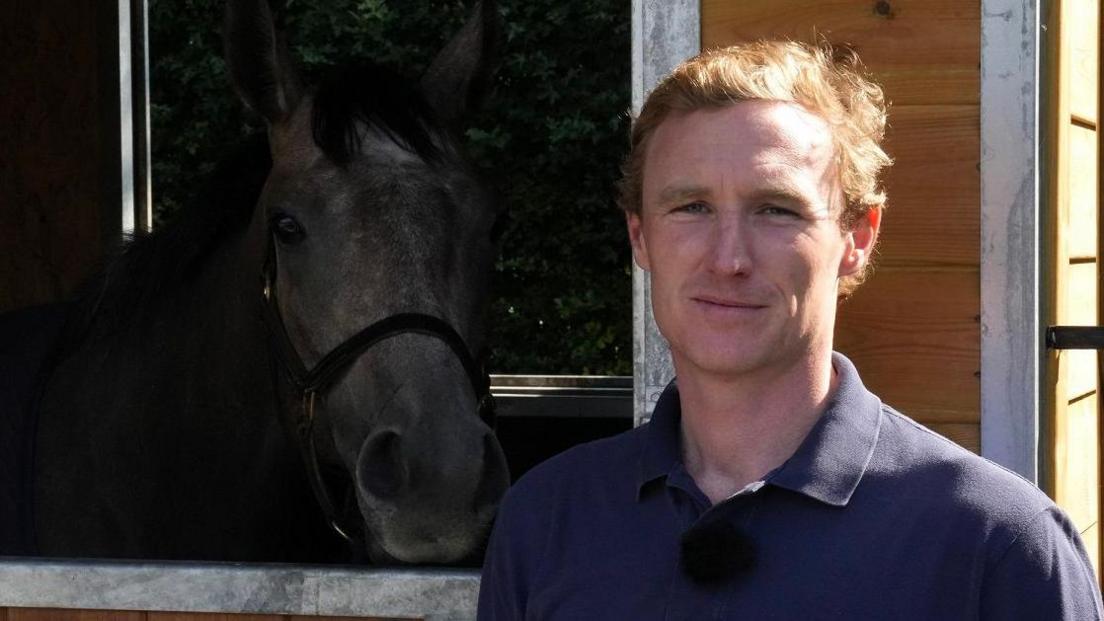 Trainer George Scott at his Newmarket Stables