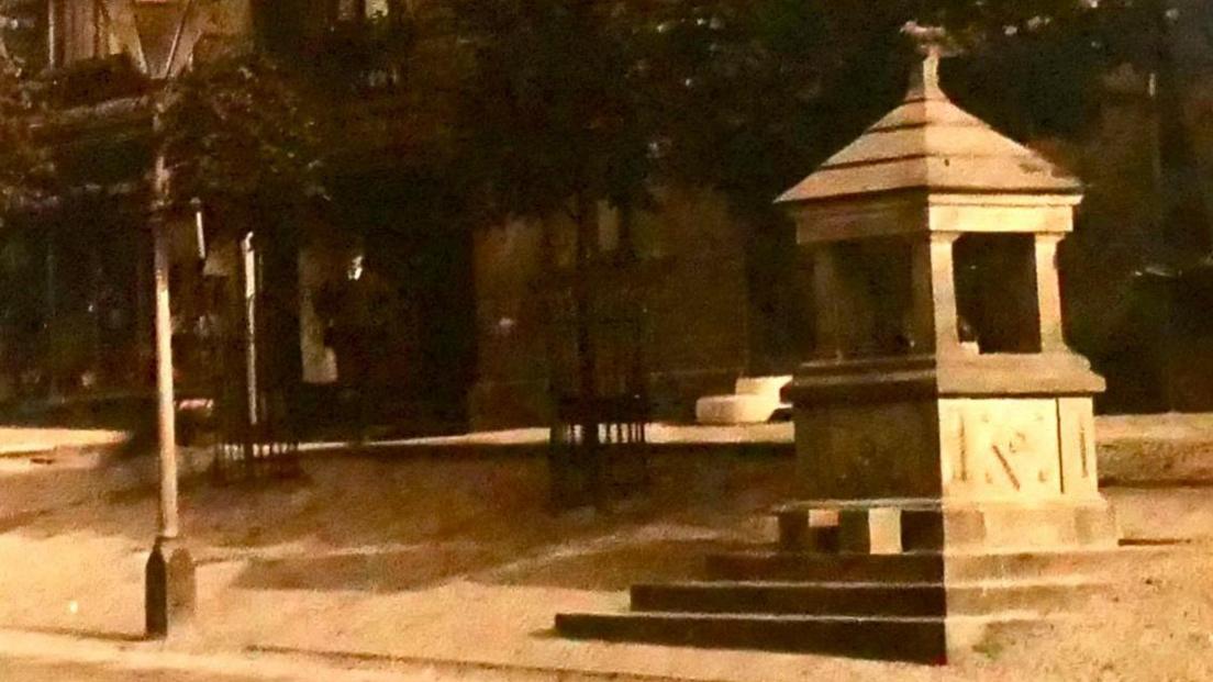 A victorian photograph of East Grinstead drinking fountain