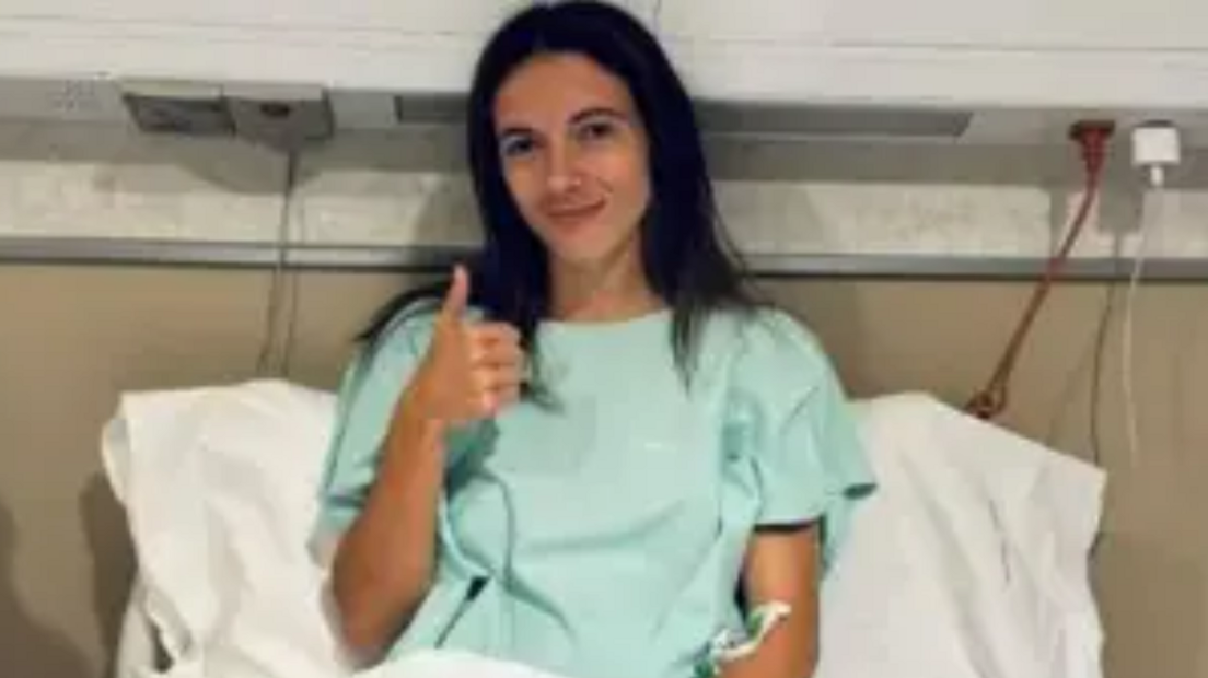 Spain midfielder Aitana Bonmati in hospital where she received treatment for viral meningitis