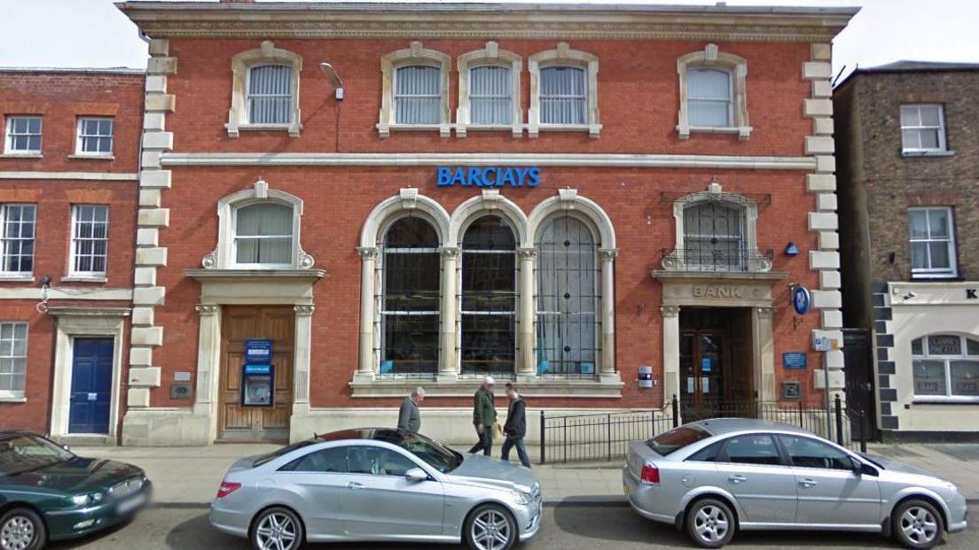 Old bank building in Wisbech