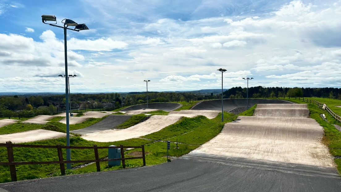 The BMX track used by Telford Flyers, after the clean up