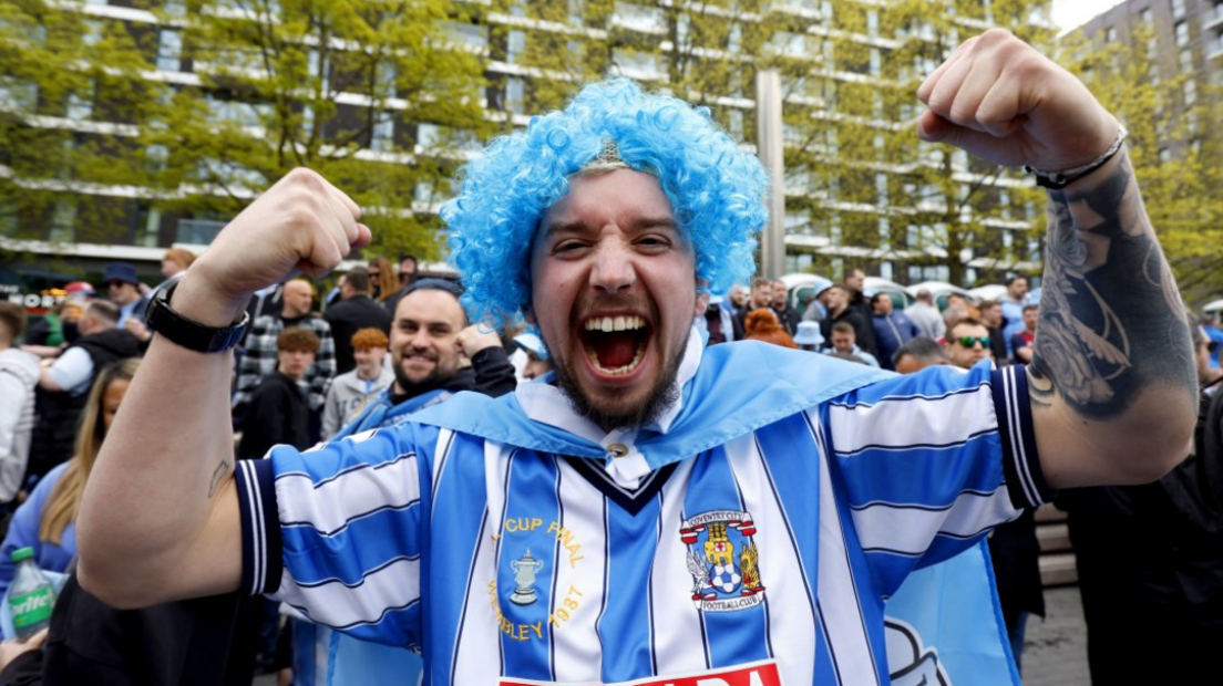 Coventry fans at Wembley