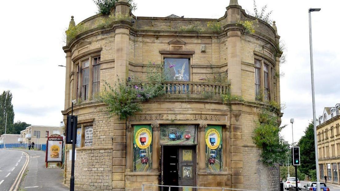 The Carnegie Library on Leeds Road in Shipley