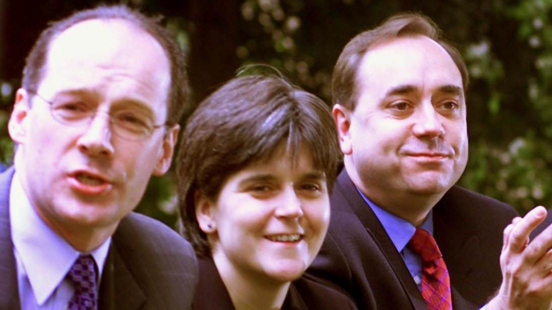 Swinney, Sturgeon and Salmond in 1999