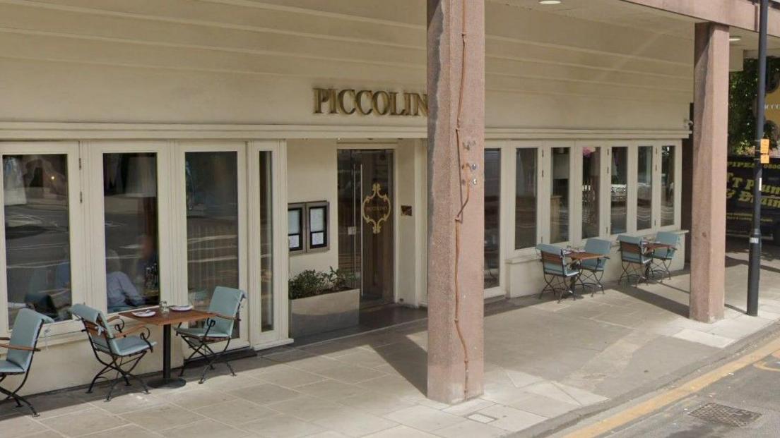 A Google maps shot of Piccolino restaurant, Chester