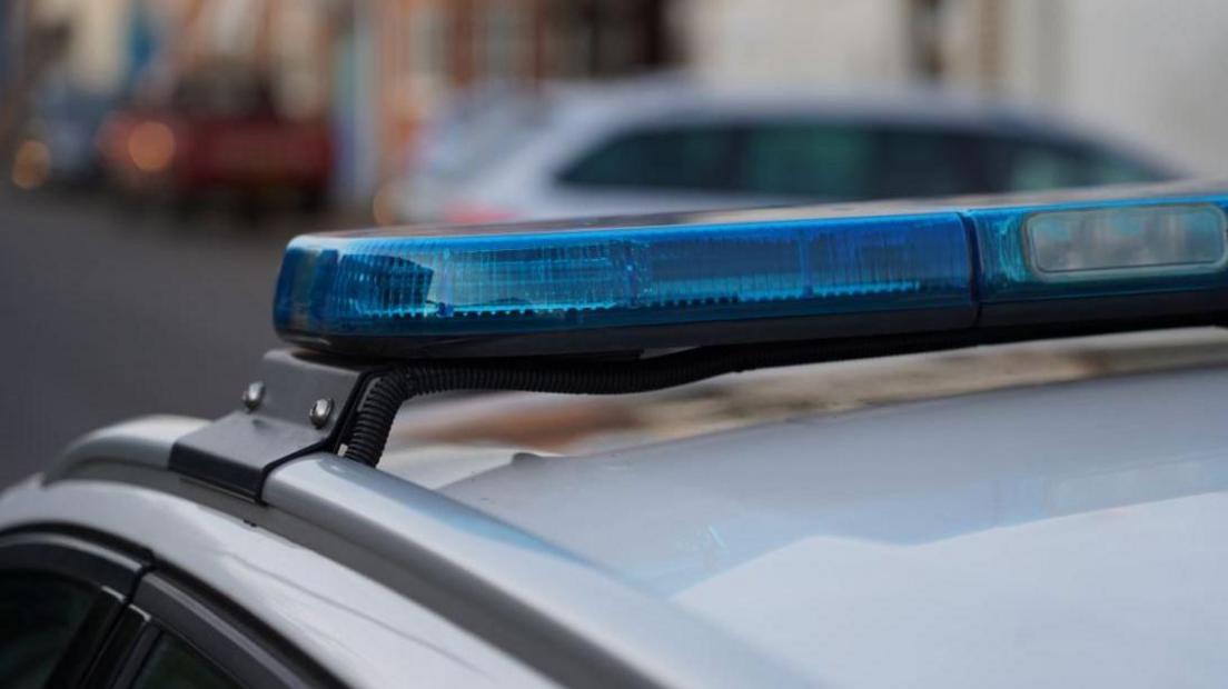 Stock image of a police car