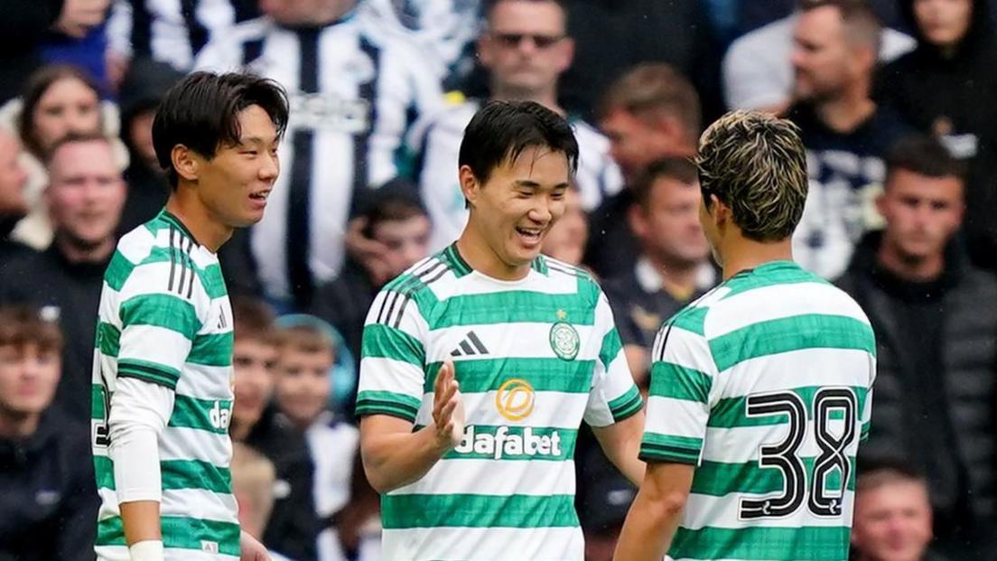 Celtic's Yang Hyun-Jun celebrates