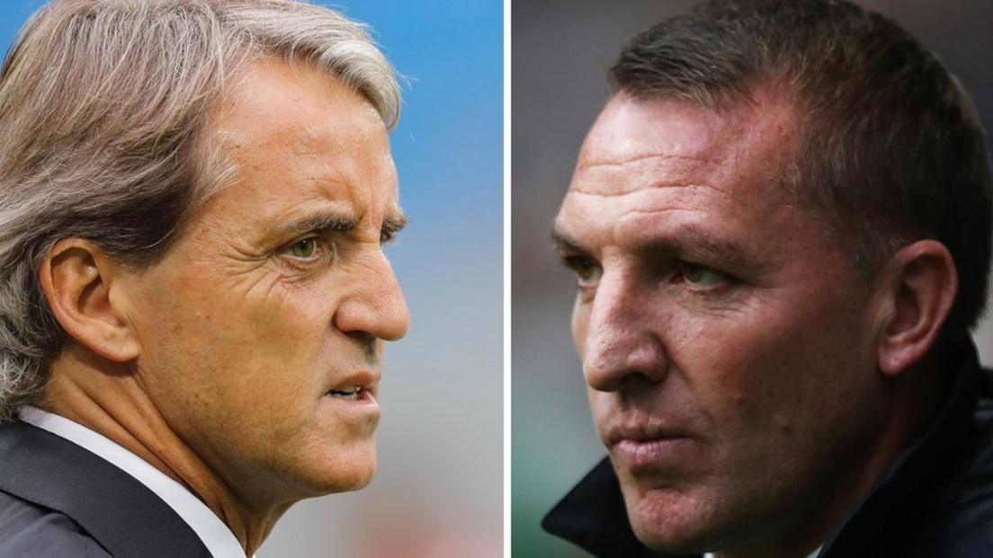 Roberto Mancini and Brendan Rodgers