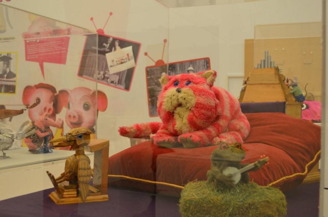 Bagpuss on display in Salford