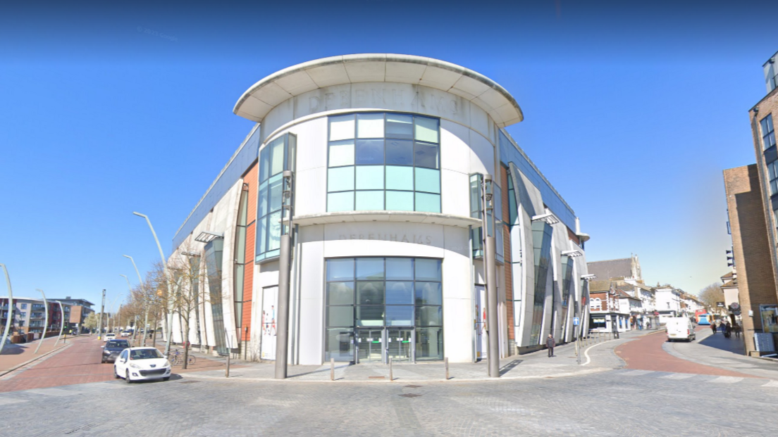 Outside of now-closed Debenhams in County Square Shopping centre