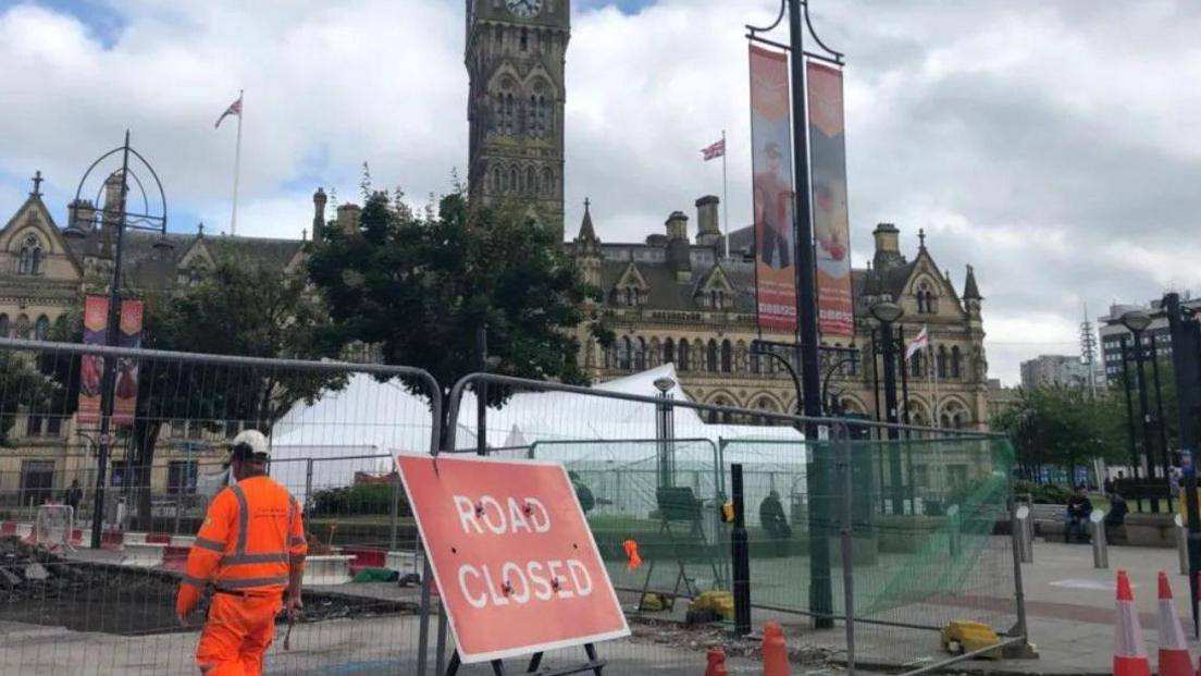 Roadworks in Bradford