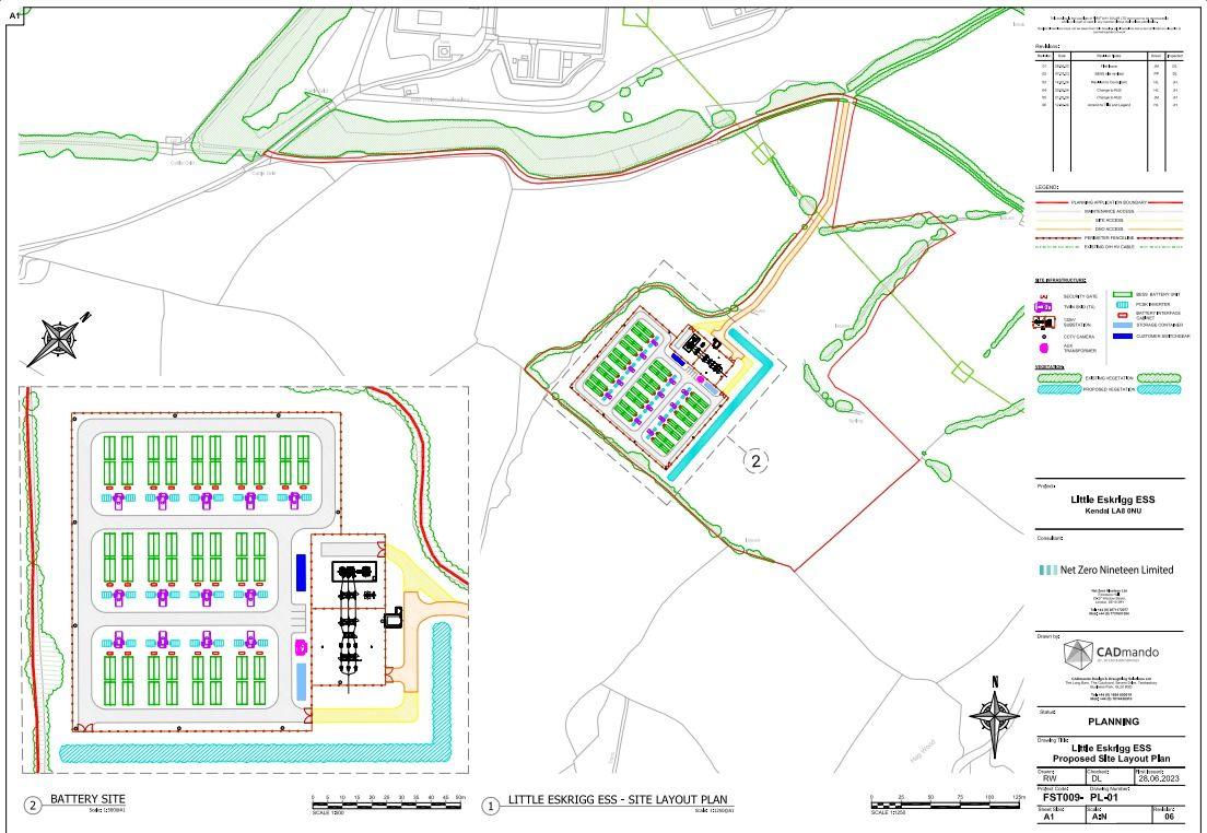 Proposed site layout