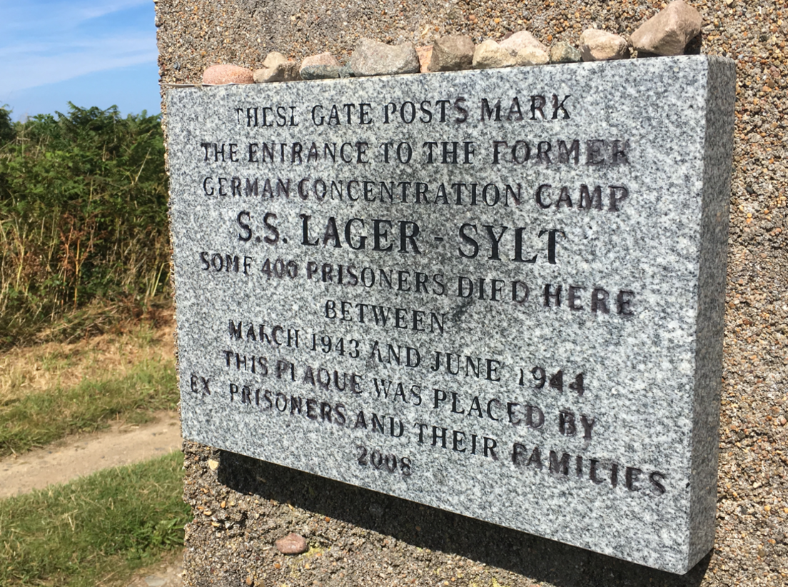 A sign at Lager Sylt