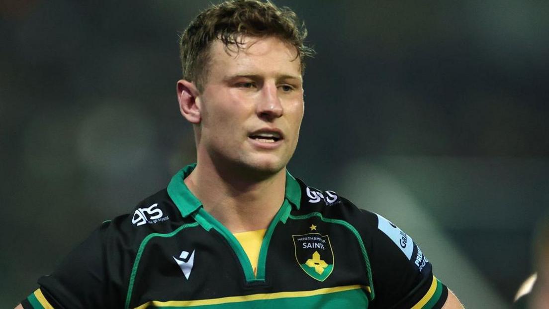 Fraser Dingwall in action for Northampton