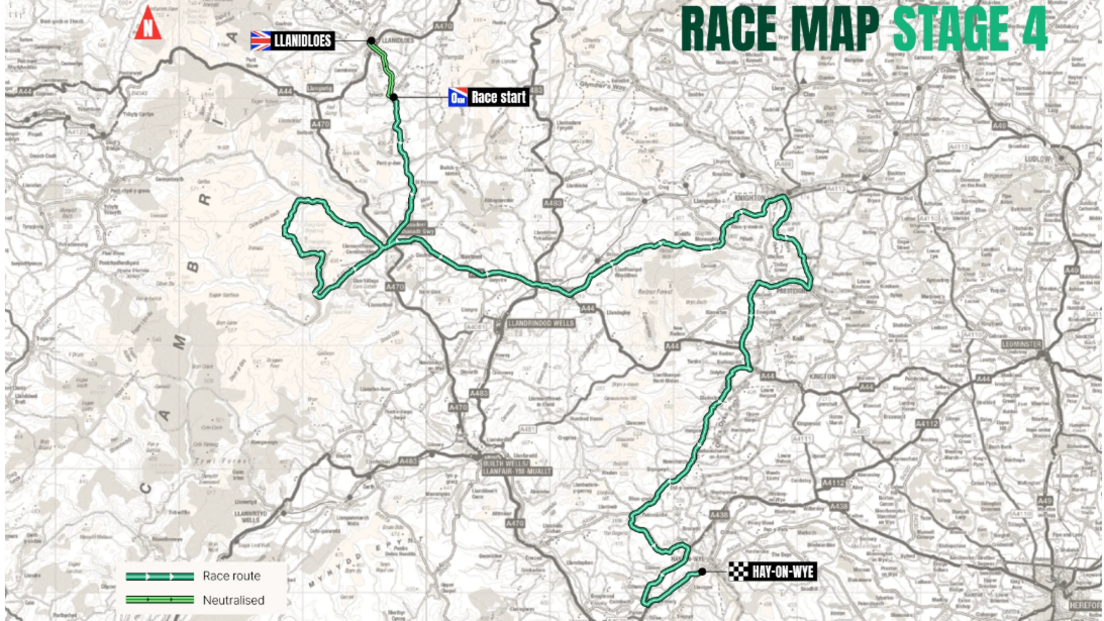 Stage four route map