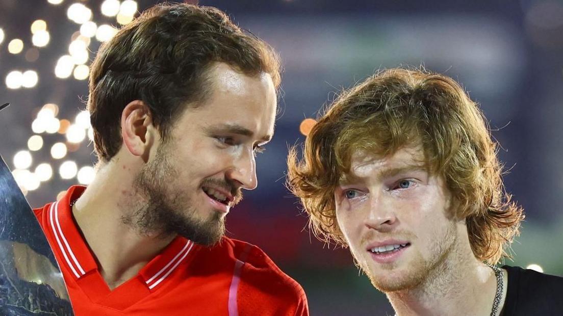 Daniil Medvedev and Andrey Rublev