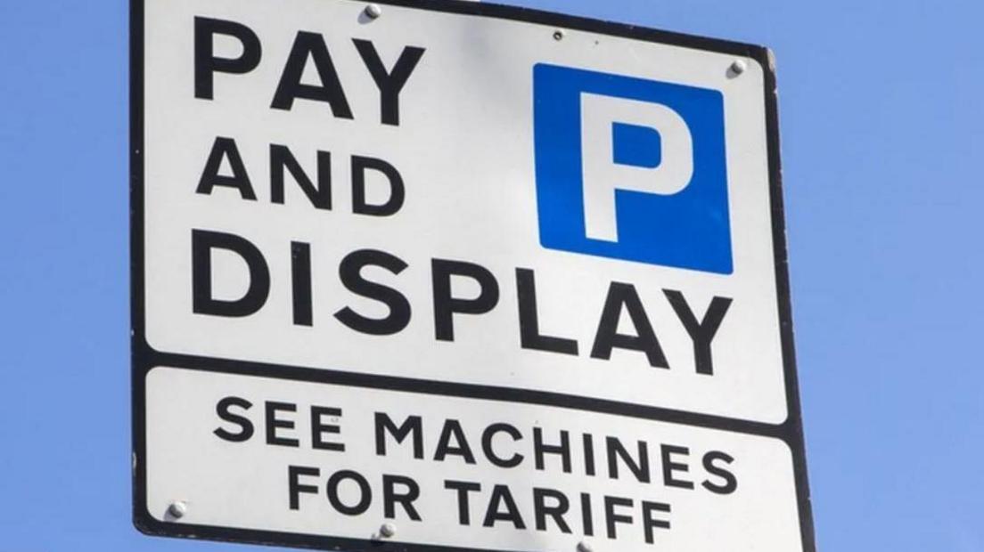 Car parking sign 